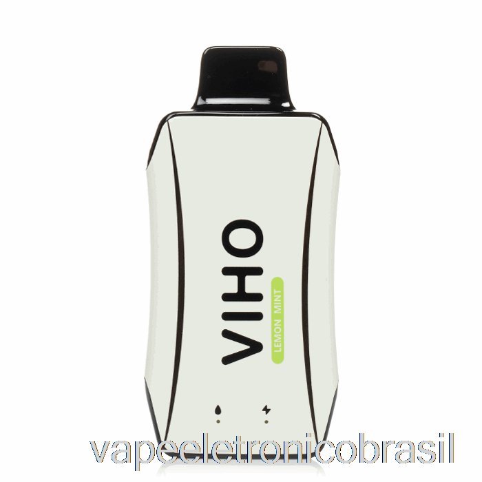 Vape Recarregável Viho Turbo 10000 Descartável Limão Hortelã